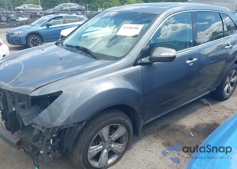 2010 Acura Mdx Technology Package z USA, uszkodzony, nr VIN 2HNYD2H66AH527107